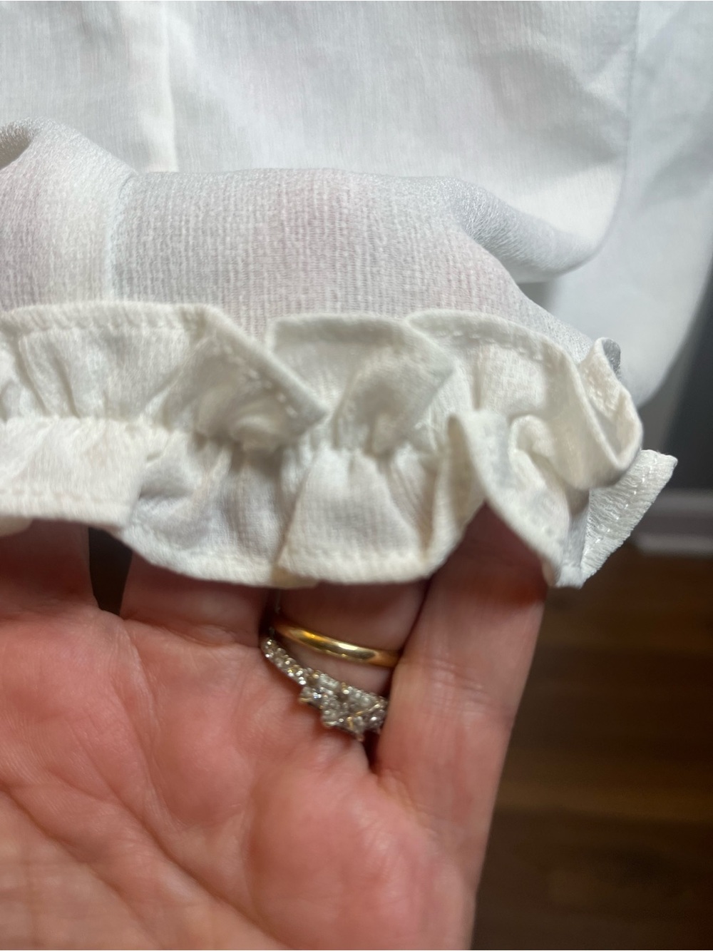 superdown White  Ruffle Strap Dress - Picture 7 of 10